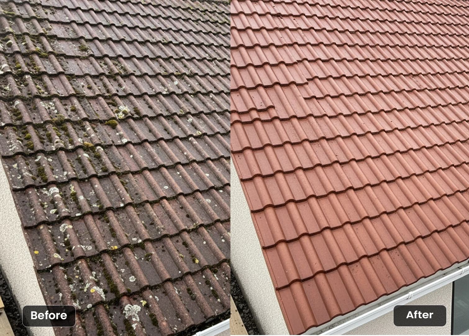 RoofDoctor before and after results montage